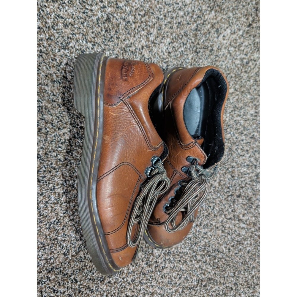 Dr Martens Docs AW004 / 11864 Chunky Y2K Shoes Brown Leather Women's 9 Oxford